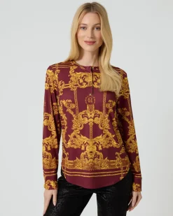 Clearance Tunika mit Ornamentdruck Shirts & Tops