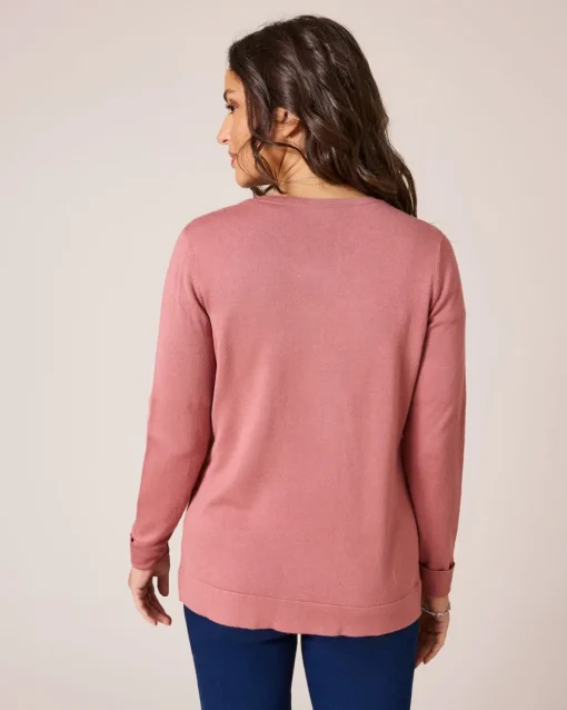 Outlet Twinset mit Knöpfen Strickware