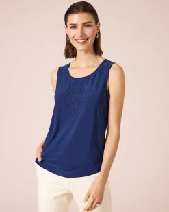 New Twinset mit Verzierung Strickware