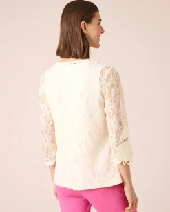 New Twinset mit Verzierung Strickware