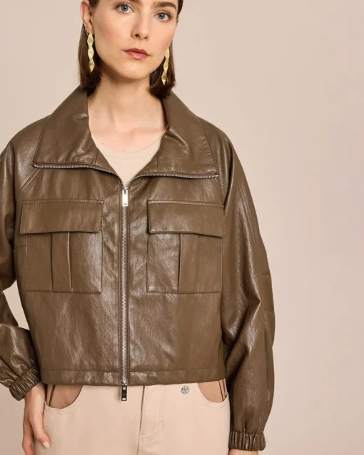 Hot Vegane Lederjacke Jacken & Mäntel
