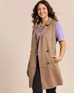 Clearance Velours Weste Jacken & Mäntel