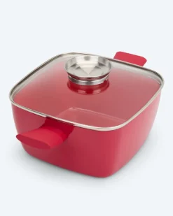 New Viereckpfanne mit Aromadeckel Töpfe & Pfannen