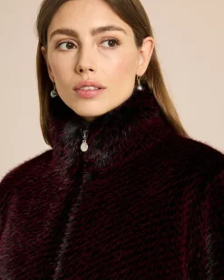 New Webpelzjacke mit strukturiertem Fell Jacken & Mäntel