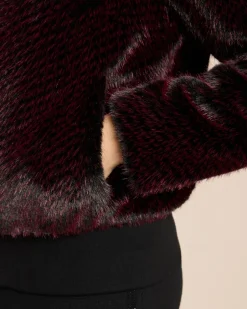 New Webpelzjacke mit strukturiertem Fell Jacken & Mäntel