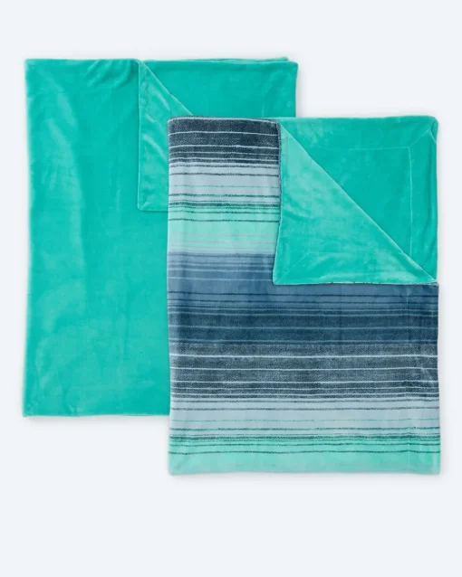 Clearance Wendedecke XXL "Streifen/Uni", 2er-Set Heimtextilien