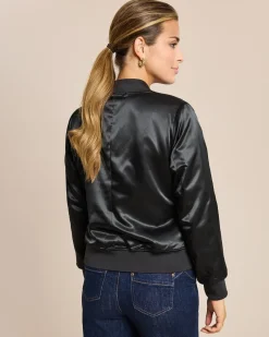 Wendejacke aus Veloursimitat und Satin Jacken & Mäntel