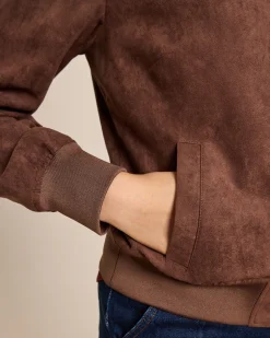 Wendejacke aus Veloursimitat und Satin Jacken & Mäntel