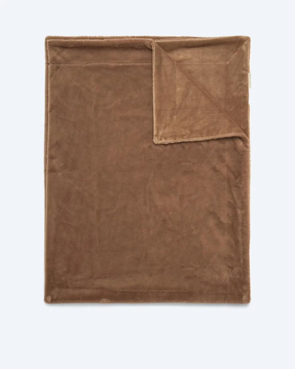 XXL-Wendedecke "Ivo" in Kaninchenfell-Optik, 1 od. 2tlg. Heimtextilien