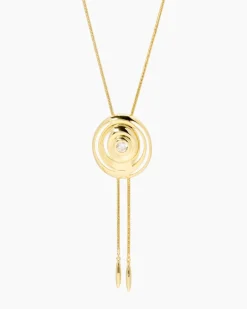 Outlet Y-Collier mit Zirkonia Halsketten & Colliers