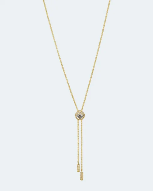 Outlet Y-Collier mit Zirkonia Halsketten & Colliers