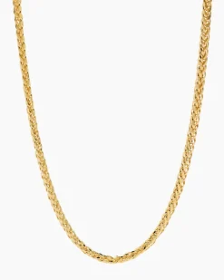 Zopfkette in Gold 585 Halsketten & Colliers